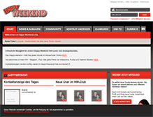 Tablet Screenshot of happyweekend-club.com